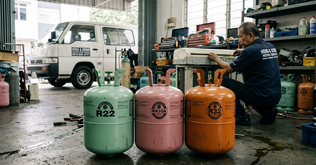 R22, R410A, R32: Which Refrigerant Is in Your Aircond and Why It Matters