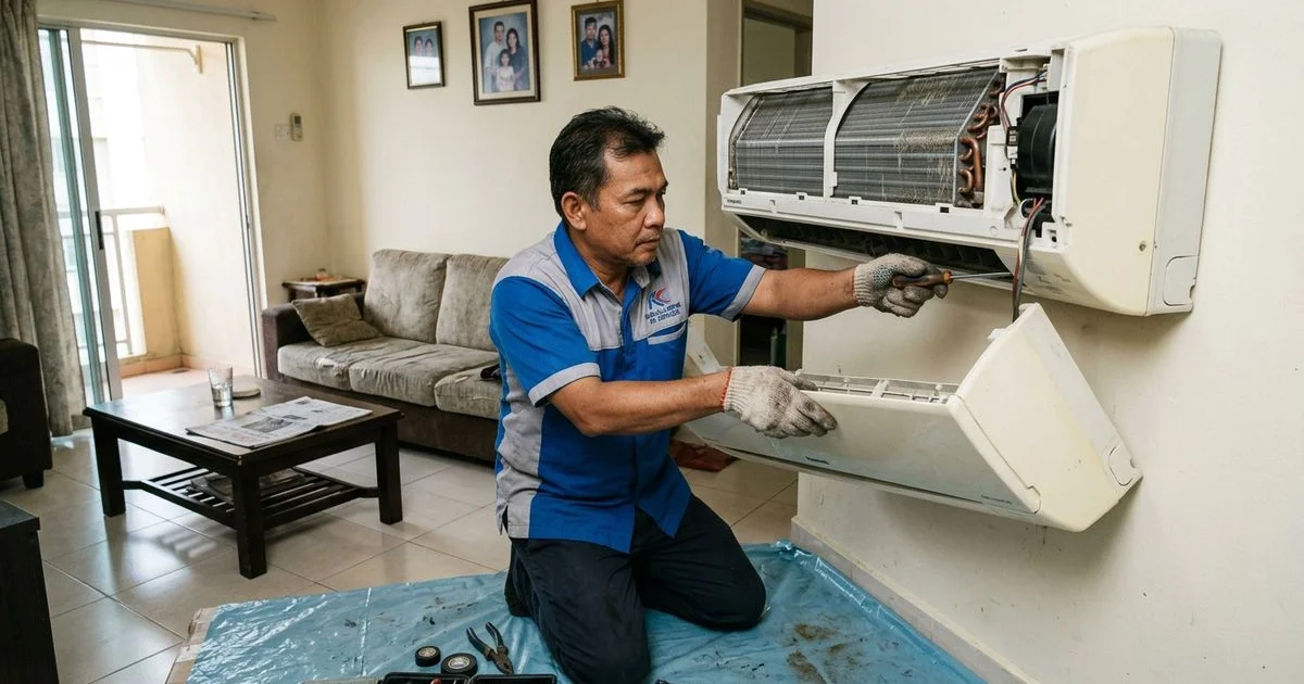Inside an Aircond Chemical Wash: A First-Timer's Walk-Through